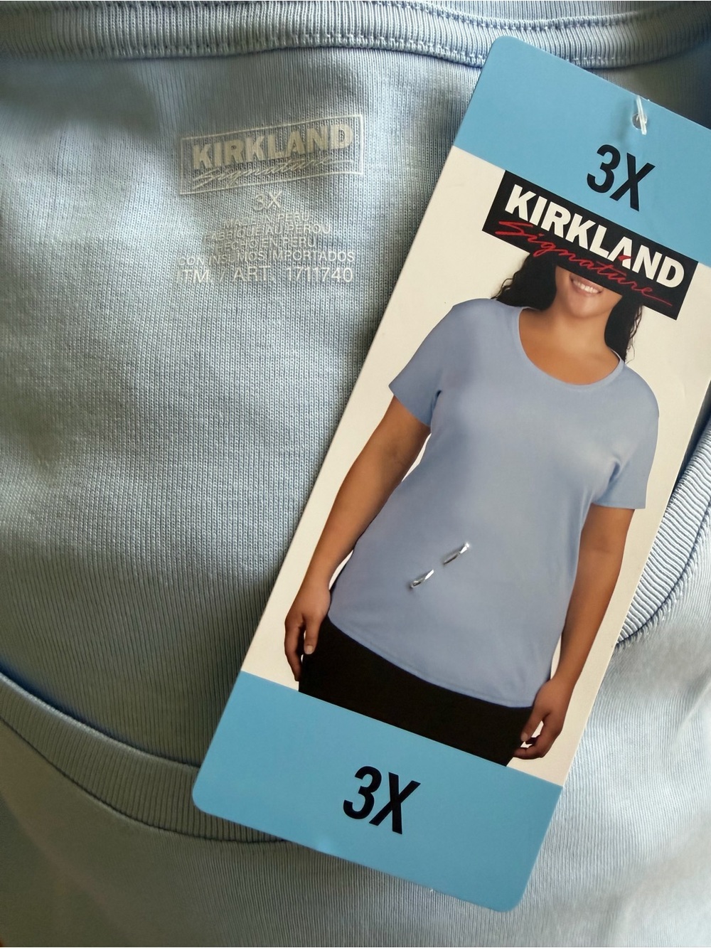 Light Blue Halloween Ghost Graphic Tee - Picture 3 of 3